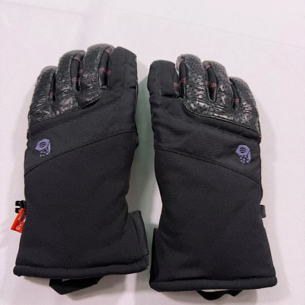 Mountain Hardwear Womens OutDry Waterproof Winter Gloves Black Pink women  M